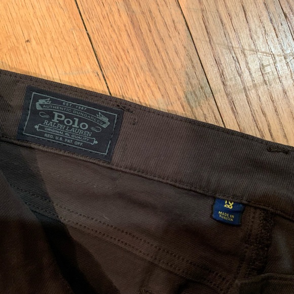 Ralph Lauren Brown Biker Pants - Picture 6 of 9